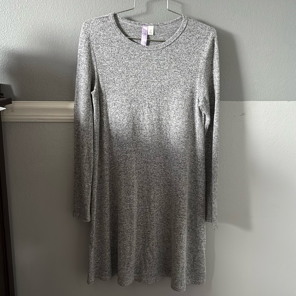 Mid Length Alya Grey Dress #483